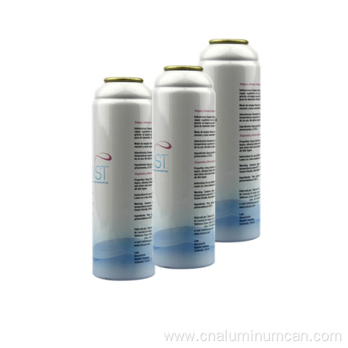 High Pressure Oxygen Spray Aluminum Aerosol Cans